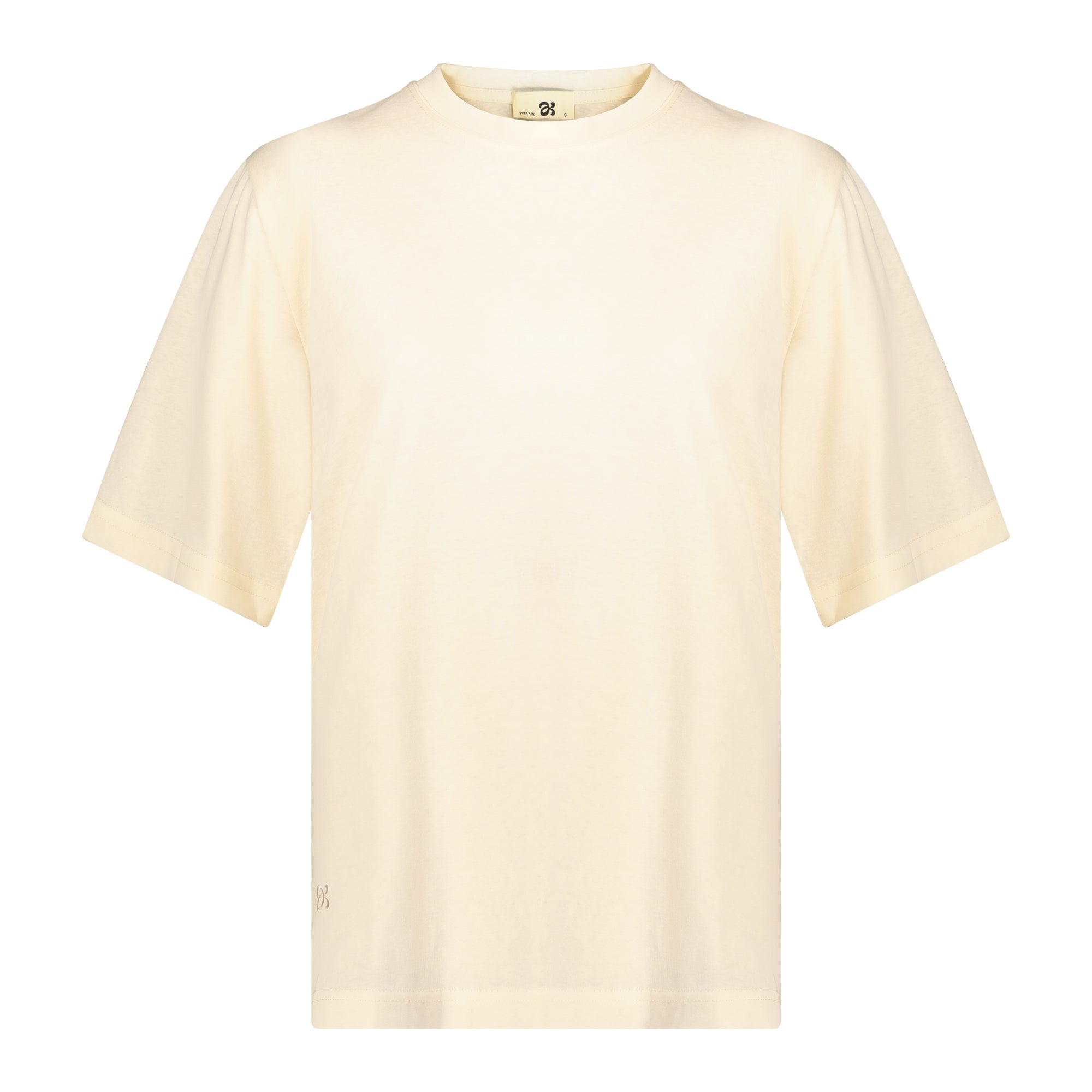 חולצת עננים עם לוגו ריקמה