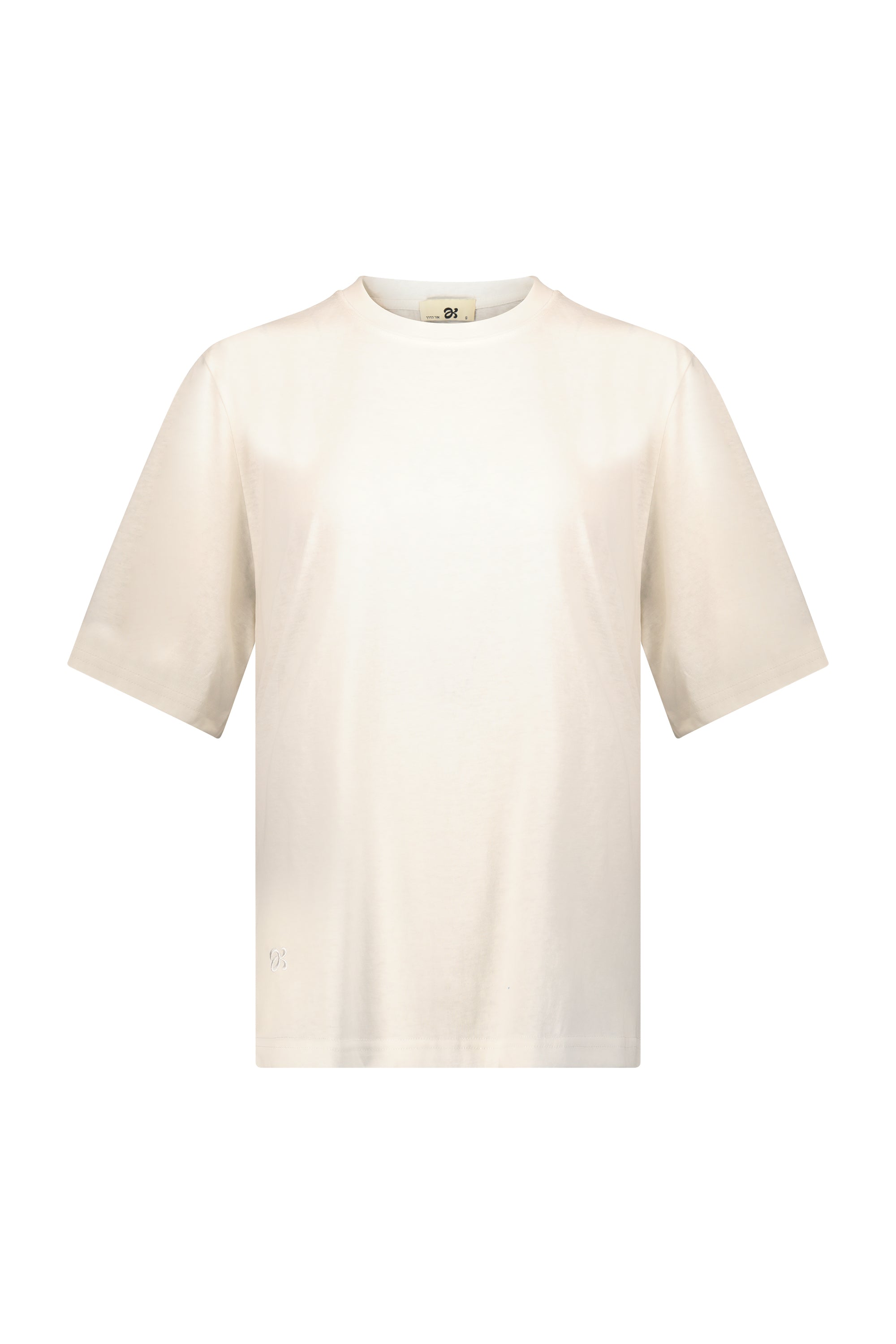 חולצת עננים עם לוגו ריקמה