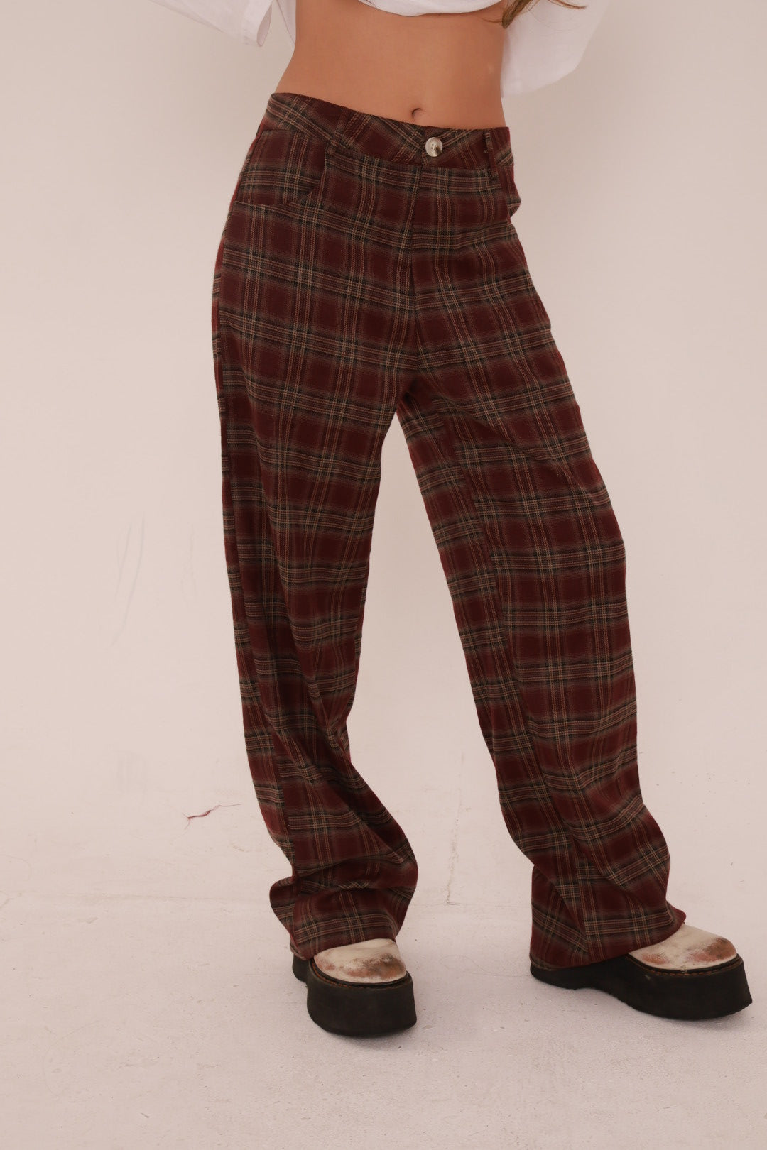 מכנס אלאור משבצות